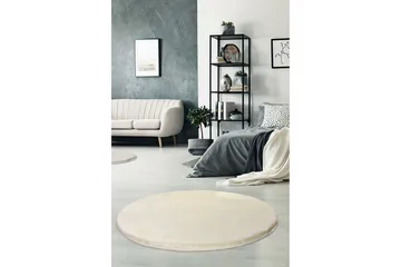 Matto Maggiolina Pyöreä 90 cm - Beige/Akryyli - Kodintekstiilit & matot - Matto - Moderni matto - Wilton-matto