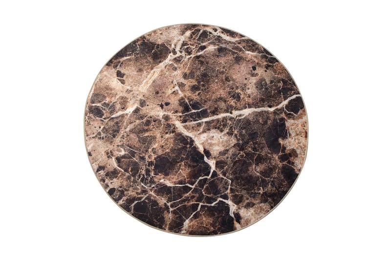 Matto Mozaika Pyöreä 140 cm, Monivärinen / Sametti