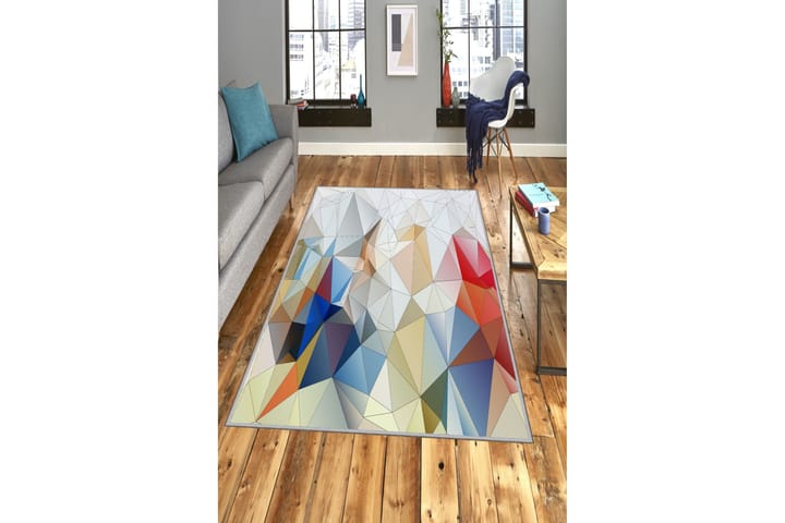 Matto Narinsah 100x150 cm - Monivärinen - Kuviollinen matto & värikäs matto - Wilton-matto