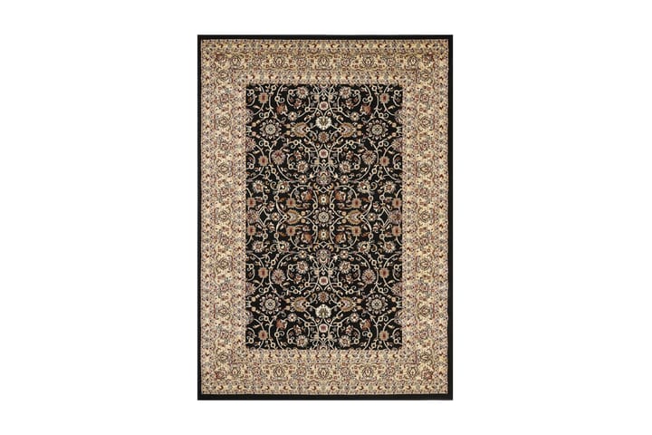 Matto Olympos Musta/Norsunluu 160x230 - D-sign - Wilton-matto - Kuviollinen matto & värikäs matto