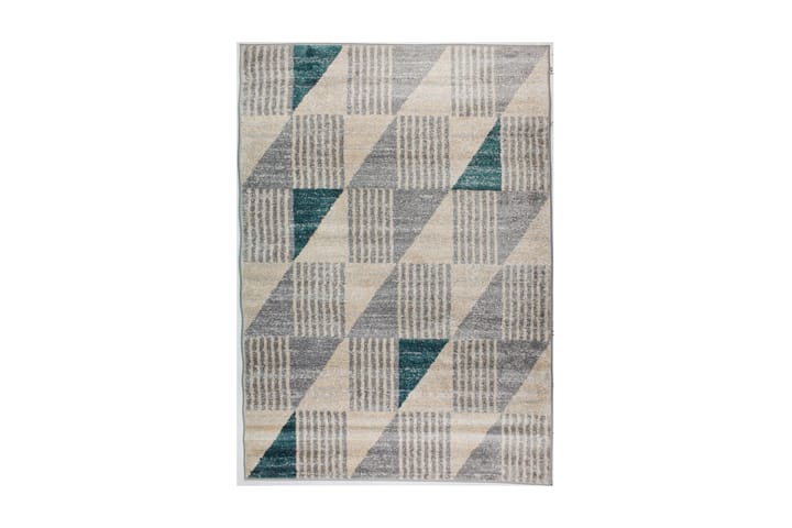 Matto Olympos Musta/Norsunluu 80x120 - D-sign - Wilton-matto - Kuviollinen matto & värikäs matto