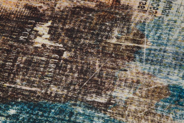 Matto Rickter 100x150 cm - Monivärinen - Wilton-matto - Kuviollinen matto & värikäs matto