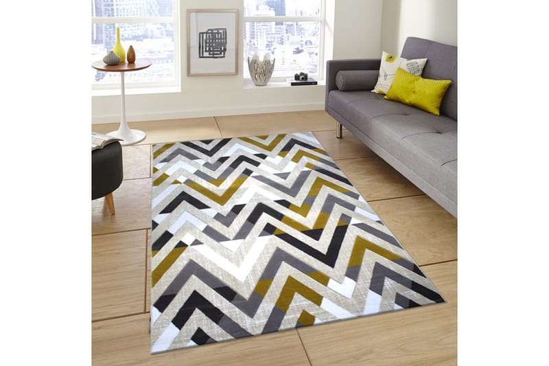 Matto Rubinas 120x170 cm - Monivärinen - Kodintekstiilit & matot - Matto - Moderni matto - Wilton-matto