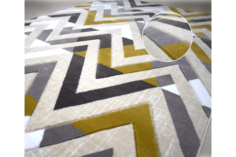 Matto Rubinas 120x170 cm - Monivärinen - Kodintekstiilit & matot - Matto - Moderni matto - Wilton-matto