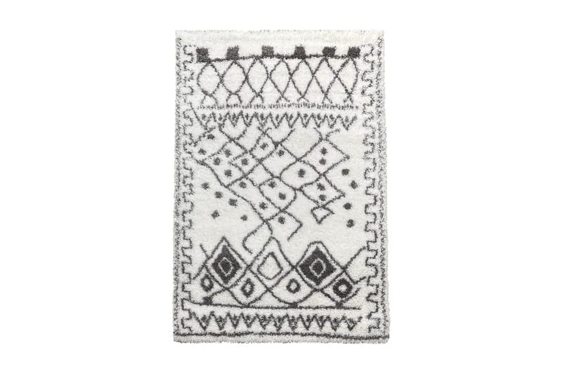 Matto Rubinas 120x180 cm - Valkoinen / Harmaa - Kodintekstiilit & matot - Matto - Moderni matto - Wilton-matto