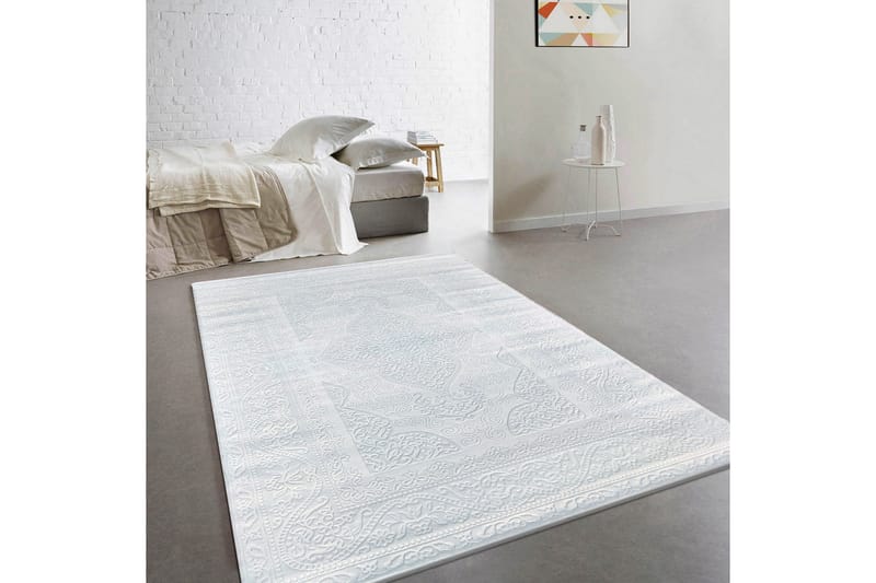 Matto Rubinas 80x150 cm - Valkoinen - Kodintekstiilit & matot - Matto - Moderni matto - Wilton-matto
