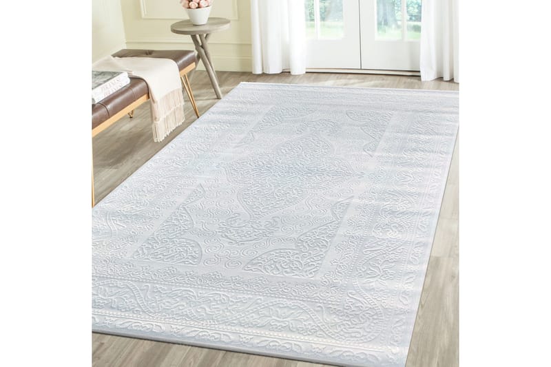 Matto Rubinas 80x150 cm - Valkoinen - Kodintekstiilit & matot - Matto - Moderni matto - Wilton-matto
