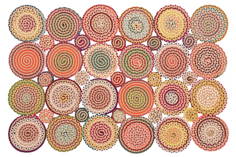 Matto Santoshe 120x180 cm - Monivärinen - Kodintekstiilit & matot - Matto - Moderni matto - Wilton-matto