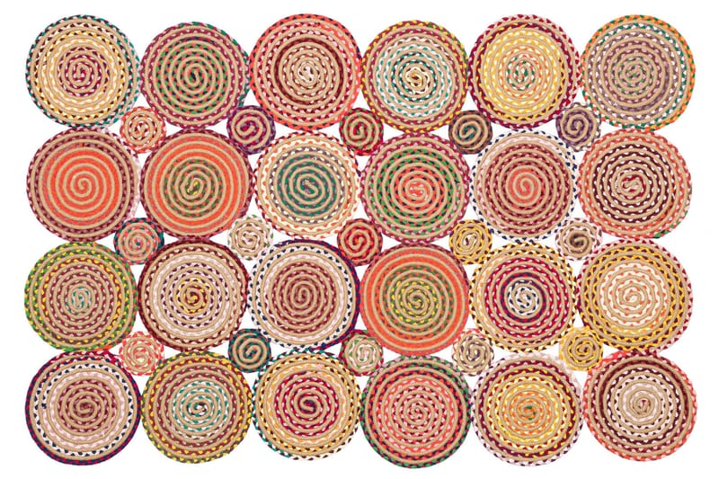 Matto Santoshe 120x180 cm - Monivärinen - Kodintekstiilit & matot - Matto - Moderni matto - Wilton-matto