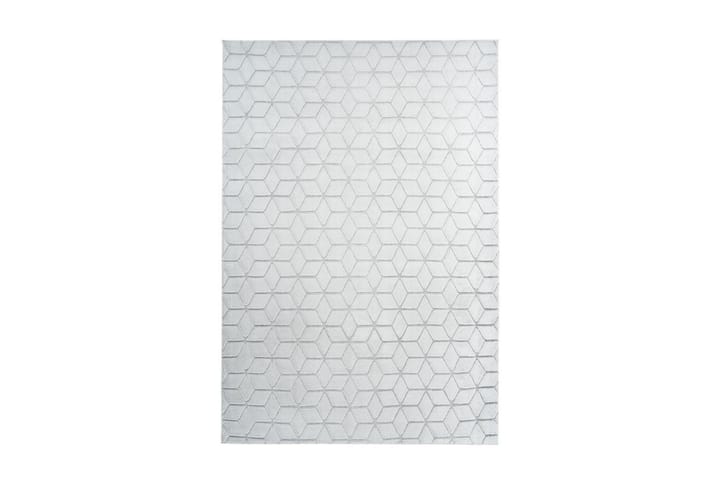 Matto Skeardpat Ryti 120x160 cm Valkoinen/Siniharmaa - D-Sign - Kuviollinen matto & värikäs matto - Wilton-matto