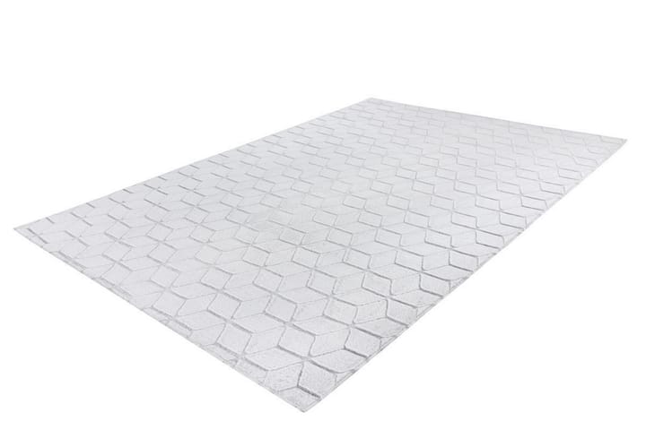 Matto Skeardpat Ryti 120x160 cm Valkoinen/Siniharmaa - D-Sign - Kuviollinen matto & värikäs matto - Wilton-matto