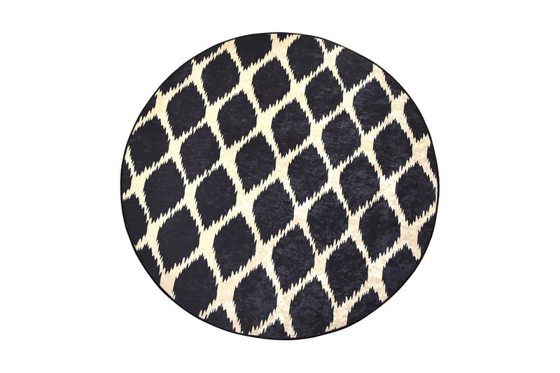 Matto Sombra Pyöreä 100 cm, Monivärinen / Sametti