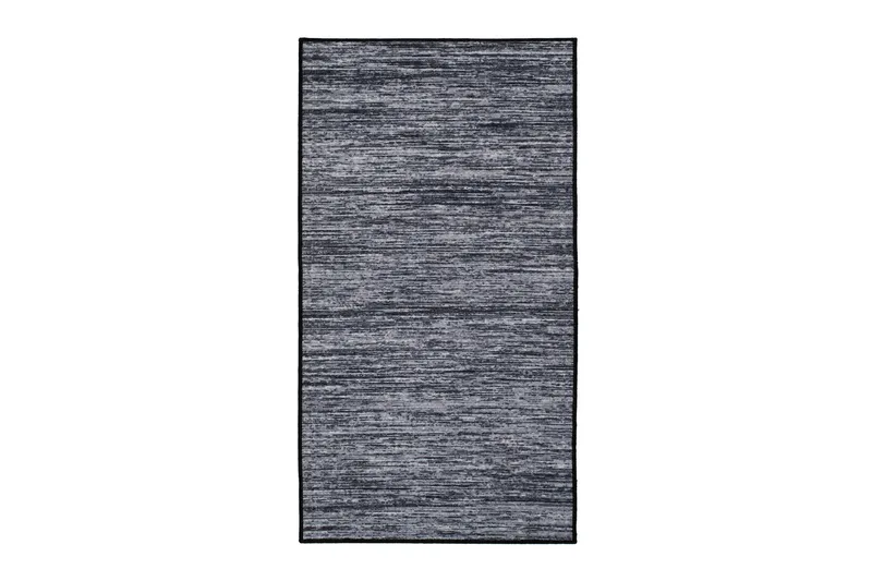 Matto Struktur 80x150 cm Musta, Musta