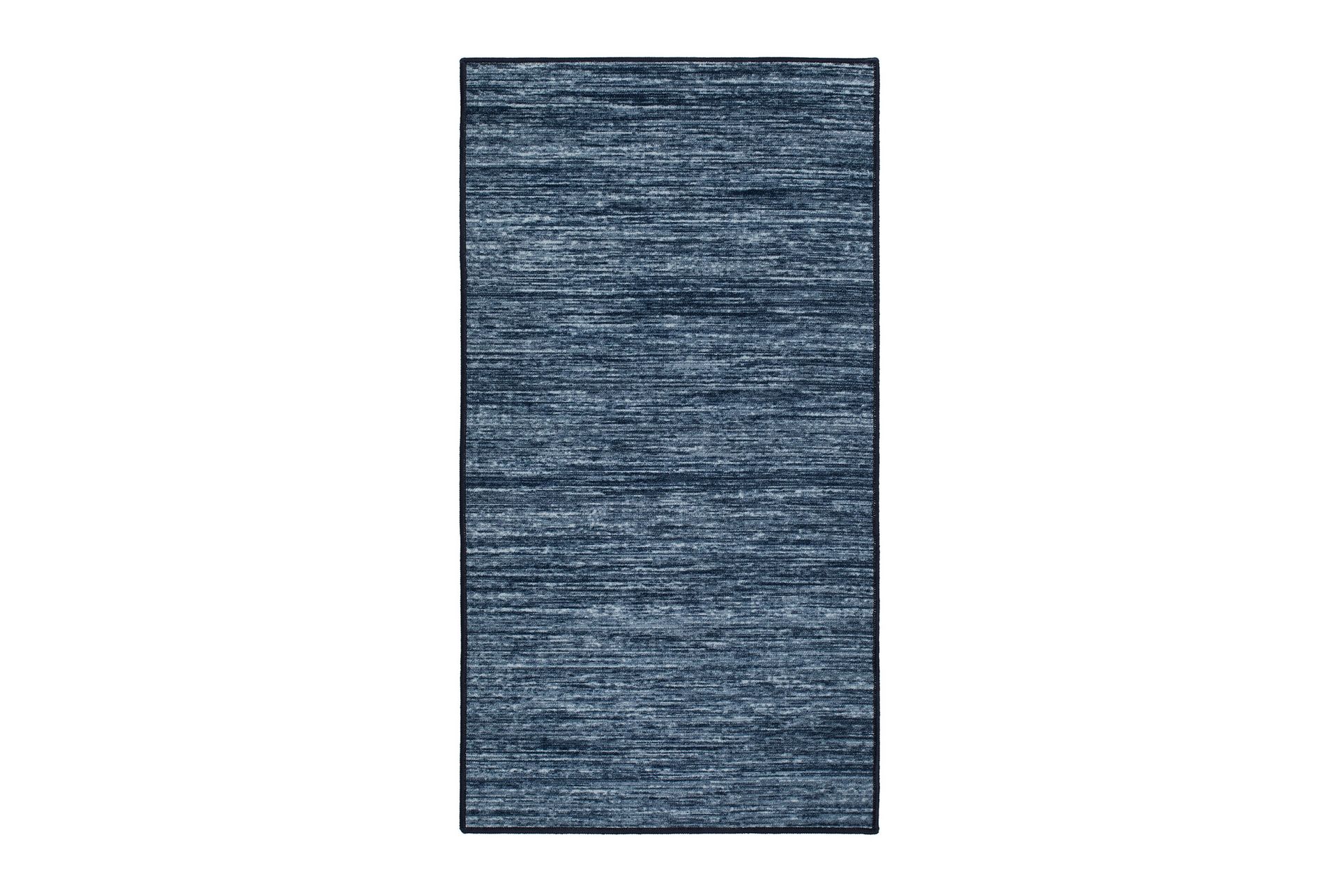 Matto Struktur 80x250 cm Tummansininen - Laivastonsininen - Kodintekstiilit & matot - Matto - Moderni matto - Wilton-matto