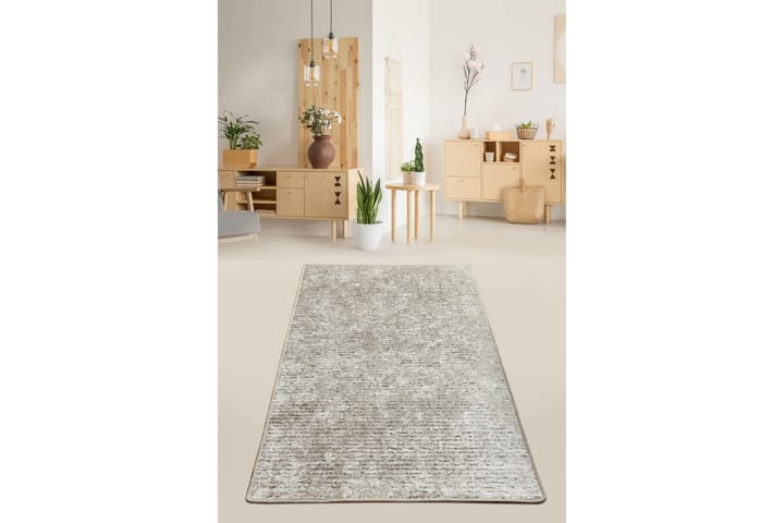 Matto Suolo 100x200 cm - Beige/Sametti - Wilton-matto - Kuviollinen matto & värikäs matto