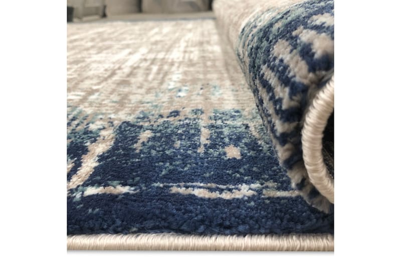 Matto Tacettin 150x230 cm - Sininen / Harmaa - Kodintekstiilit & matot - Matto - Moderni matto - Wilton-matto