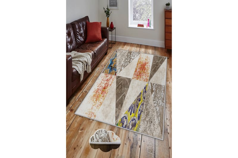 Matto Tenzile 100x150 cm - Monivärinen - Kodintekstiilit & matot - Matto - Moderni matto - Wilton-matto