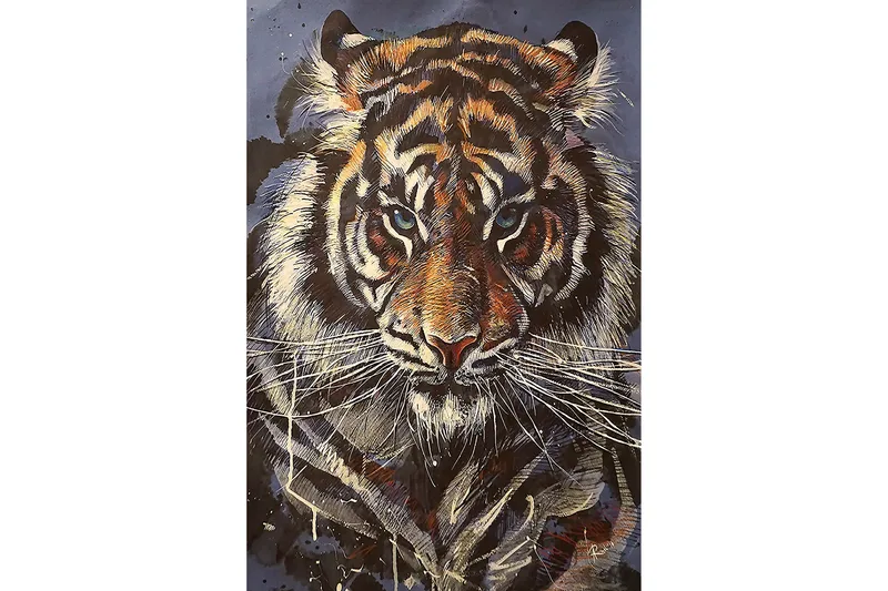 Matto Tenzile 100x150 cm - Monivärinen - Kodintekstiilit & matot - Matto - Moderni matto - Wilton-matto