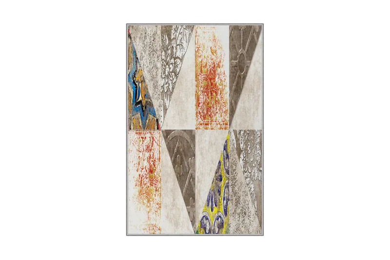 Matto Tenzile 100x150 cm - Monivärinen - Kodintekstiilit & matot - Matto - Moderni matto - Wilton-matto