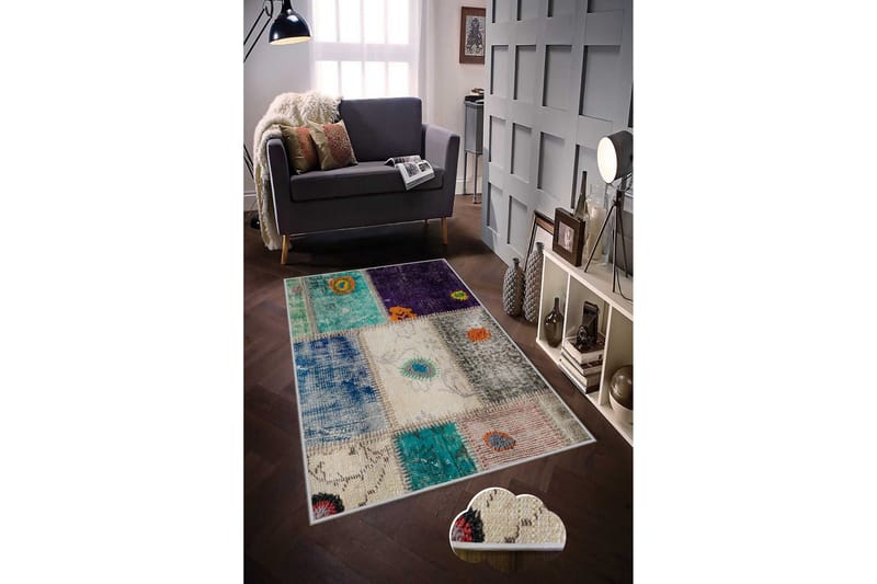 Matto Tenzile 100x150 cm - Monivärinen - Kodintekstiilit & matot - Matto - Moderni matto - Wilton-matto