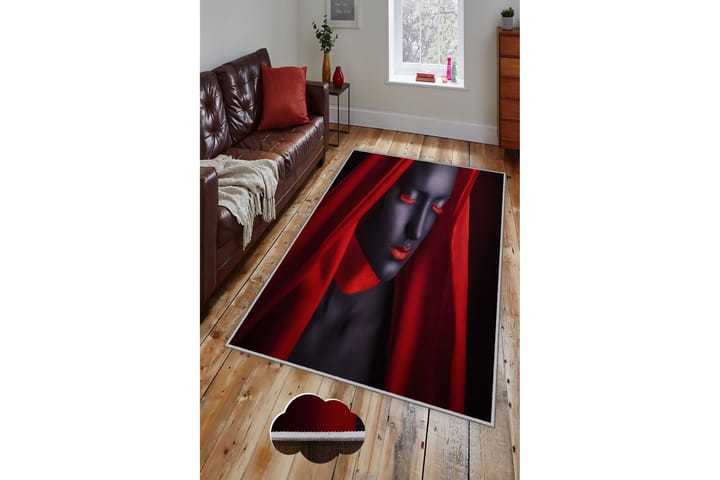 Matto Tenzile 100x200 cm - Monivärinen - Wilton-matto - Kuviollinen matto & värikäs matto