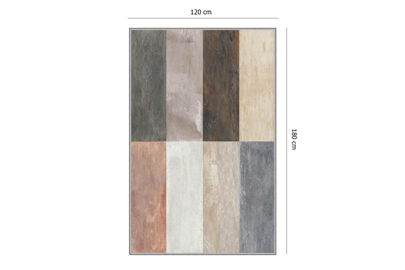 Matto Tenzile 120x180 cm - Monivärinen - Kodintekstiilit & matot - Matto - Moderni matto - Wilton-matto