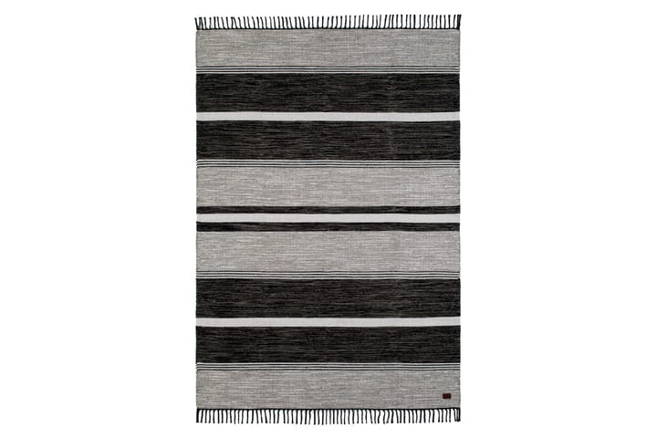 Matto Vindö 135x195 cm Musta - Musta - Wilton-matto - Pienet matot - Kuviollinen matto & värikäs matto