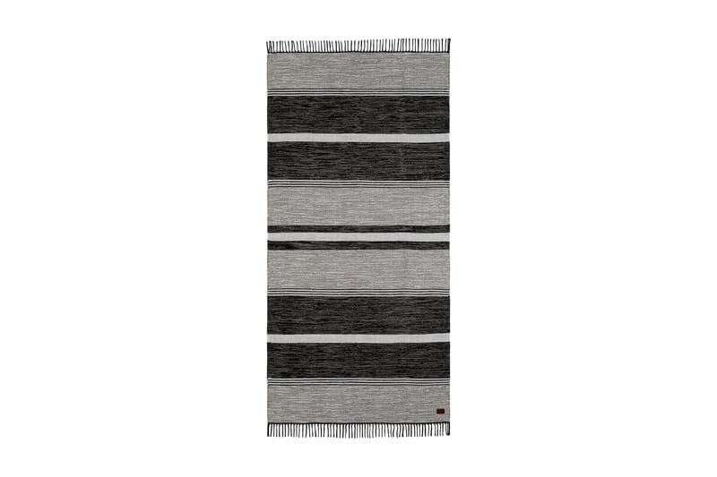 Matto Vindö 75x150 cm Musta - Musta - Kodintekstiilit & matot - Matto - Moderni matto - Wilton-matto