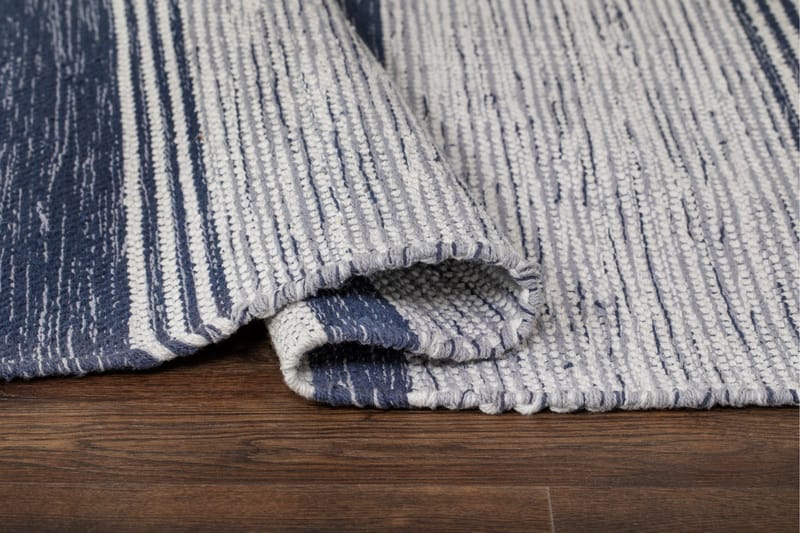 Matto Vindö 75x220 - Farkunsininen - Kodintekstiilit & matot - Matto - Moderni matto - Wilton-matto