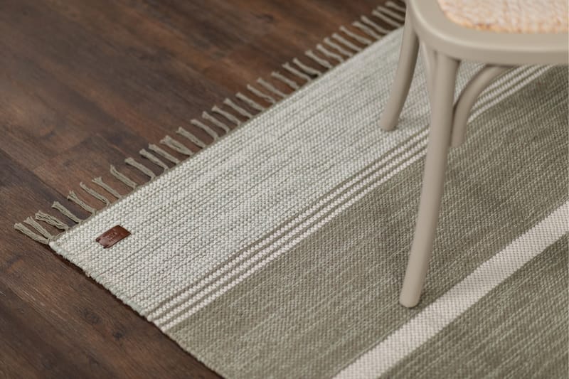 Matto Vindö 75x220 - Oliivinvihreä - Kodintekstiilit & matot - Matto - Moderni matto - Wilton-matto