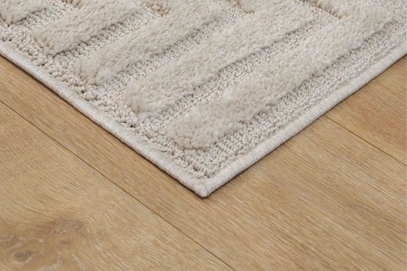 Wilton-matto Rinke 280x380 Suorakaiteen muotoinen - Valkoinen - Kodintekstiilit & matot - Matto - Moderni matto - Wilton-matto