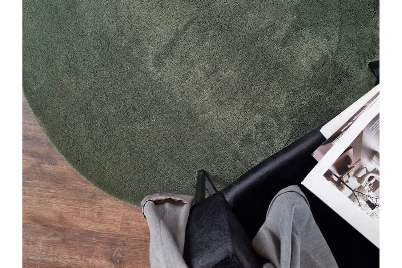 Wilton-matto Soft 120 Pyöreä - Smaragdinvihreä - Kodintekstiilit & matot - Matto - Moderni matto - Wilton-matto