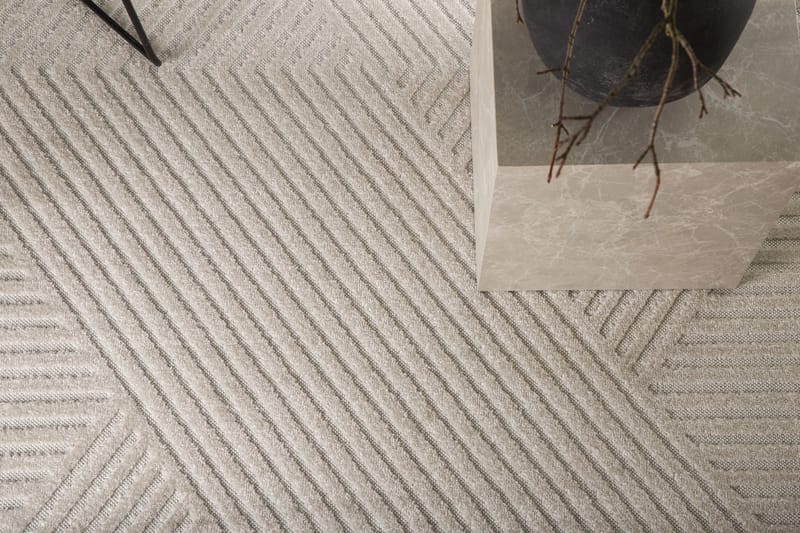 Wiltonmatto Aron 200x290 cm Suorakaide - Valkoinen - Kodintekstiilit & matot - Matto - Moderni matto - Wilton-matto