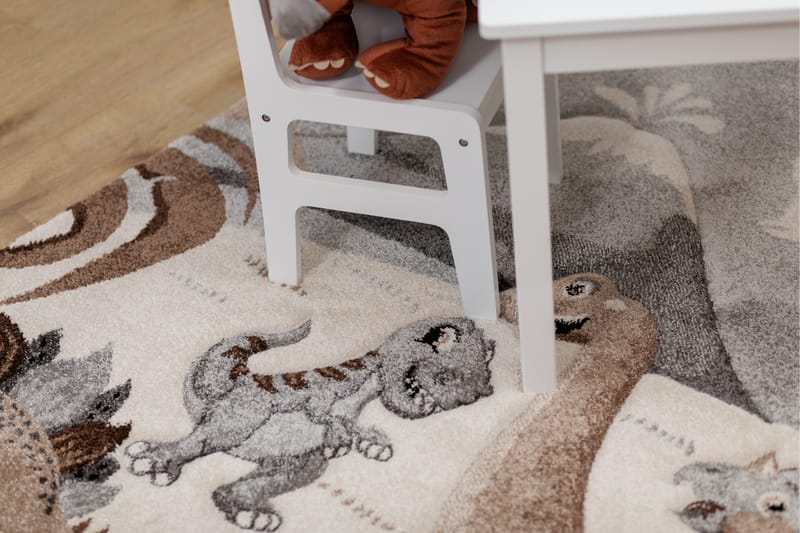 Wiltonmatto Atlas Jurassic 140x200 cm Harmaa/Luonnollinen - Harmaa/Luonnonväri - Kodintekstiilit & matot - Matto - Moderni matto - Wilton-matto
