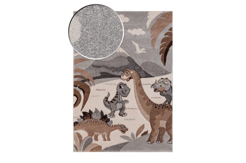 Wiltonmatto Atlas Jurassic 140x200 cm Harmaa/Luonnollinen - Harmaa/Luonnonväri - Kodintekstiilit & matot - Matto - Moderni matto - Wilton-matto