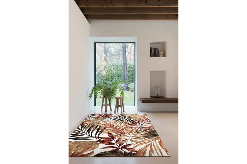 Wiltonmatto Chroma Flower 160x230 cm Valkoinen - Vihreä - Kodintekstiilit & matot - Matto - Moderni matto - Wilton-matto
