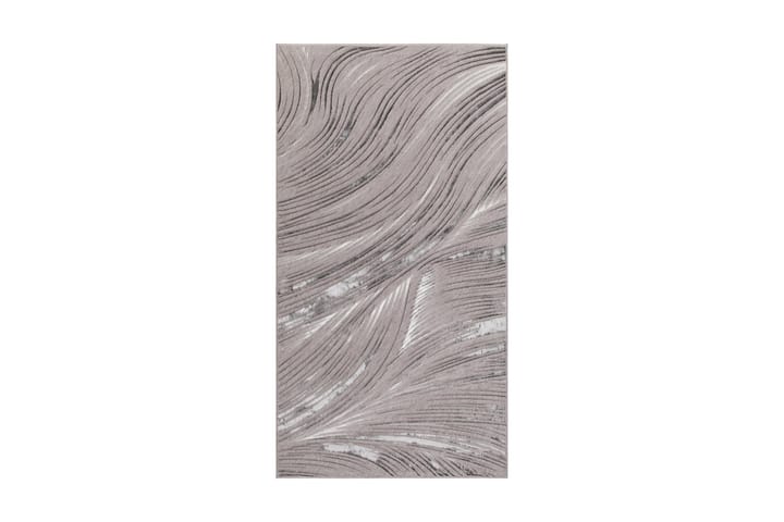 Wiltonmatto Creation Feather 80x300 cm Harmaa - Harmaa - Kuviollinen matto & värikäs matto - Wilton-matto