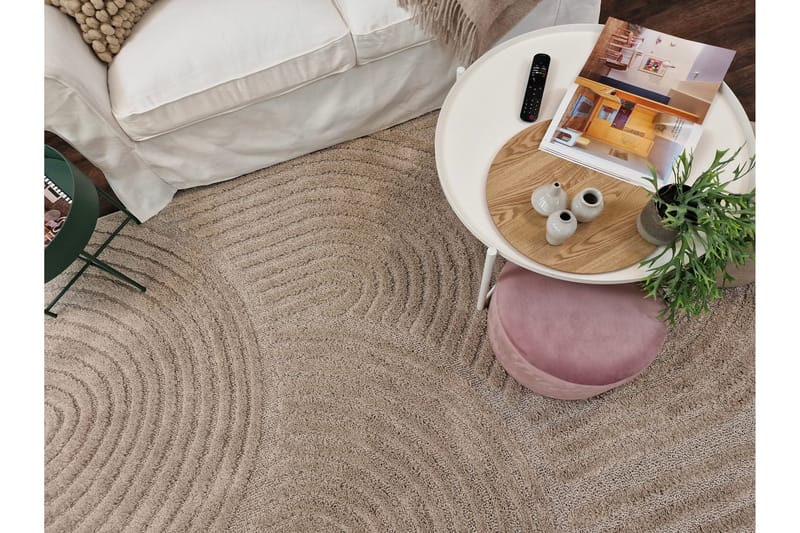 Wiltonmatto Doriane Zen 160x230 cm Pellava - Pellavabeige - Kodintekstiilit & matot - Matto - Moderni matto - Wilton-matto