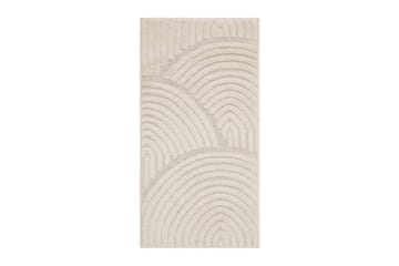 Wiltonmatto Doriane Zen 80x250 cm Valkoinen