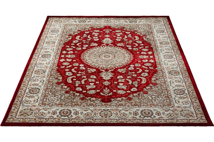Wiltonmatto Dubai Medallion 120x170 cm Punainen - Punainen - Wilton-matto - Kuviollinen matto & värikäs matto