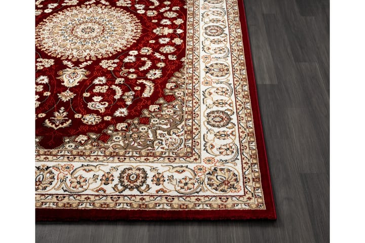 Wiltonmatto Dubai Medallion 120x170 cm Punainen - Punainen - Wilton-matto - Kuviollinen matto & värikäs matto