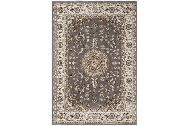 Wiltonmatto Dubai Medallion 80x300 cm Harmaa - Harmaa - Kodintekstiilit & matot - Matto - Moderni matto - Wilton-matto