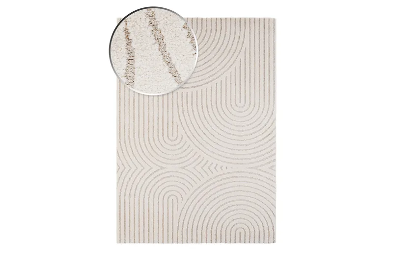 Wiltonmatto Genova Zen 200x290 cm - Valkoinen - Kodintekstiilit & matot - Matto - Moderni matto - Wilton-matto