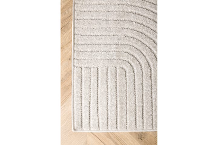 Wiltonmatto Hiroya 200x290 cm Suorakaide - Valkoinen - Kuviollinen matto & värikäs matto - Wilton-matto