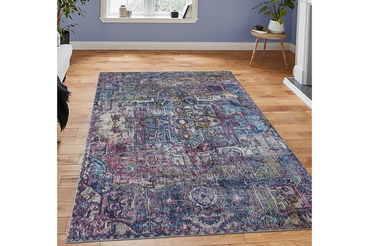 Wiltonmatto Jarwal 160x230 cm Suorakaide - Monivärinen - Wilton-matto - Kuviollinen matto & värikäs matto
