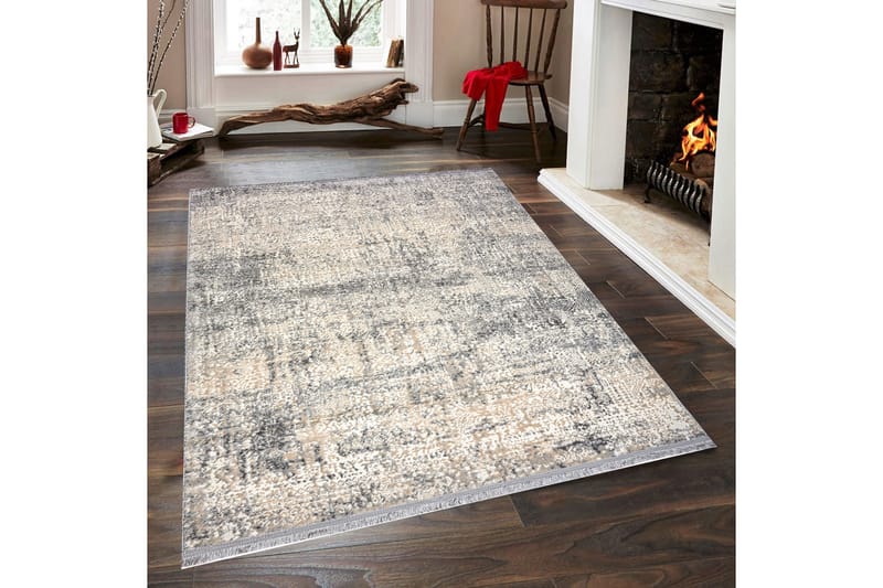 Wiltonmatto Naveena 140x200 cm Suorakaide - Harmaa/Beige/Kerma - Kodintekstiilit & matot - Matto - Moderni matto - Wilton-matto