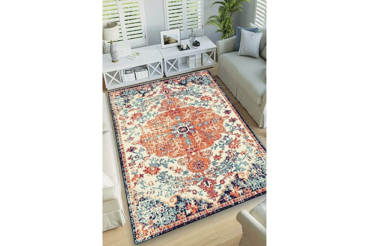 Wiltonmatto Neeta 120x180 cm Suorakaide - Monivärinen - Wilton-matto - Kuviollinen matto & värikäs matto