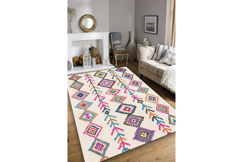 Wiltonmatto Nipam 120x180 cm Suorakaide - Monivärinen - Kodintekstiilit & matot - Matto - Moderni matto - Wilton-matto