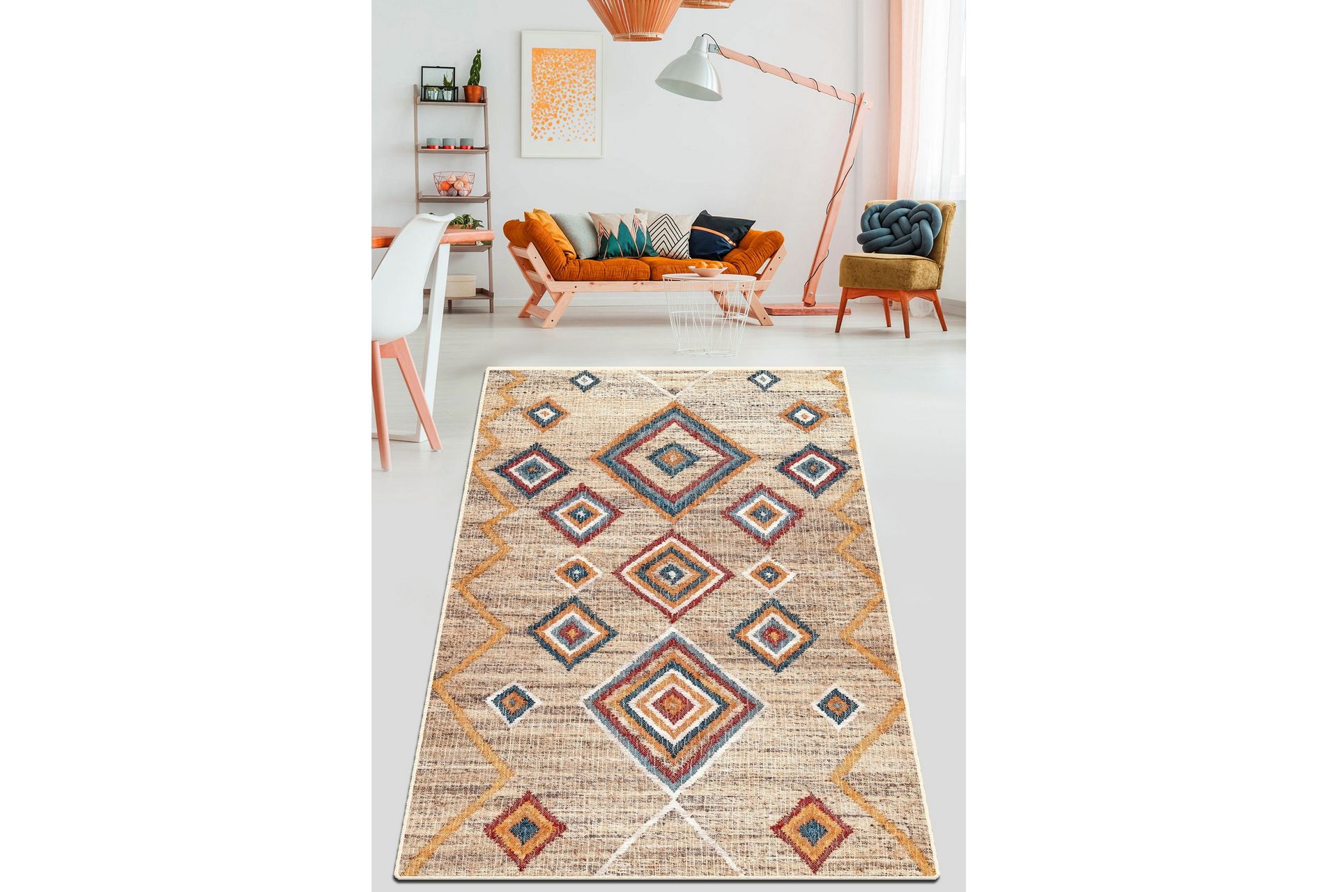 Wiltonmatto Nirvat 120x160 cm Suorakaide - Monivärinen - Kodintekstiilit & matot - Matto - Moderni matto - Wilton-matto