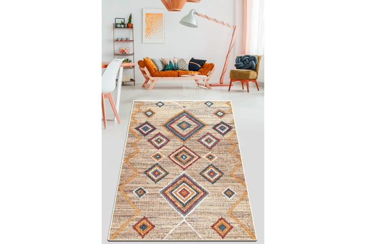 Wiltonmatto Nirvat 120x160 cm Suorakaide - Monivärinen - Wilton-matto - Kuviollinen matto & värikäs matto